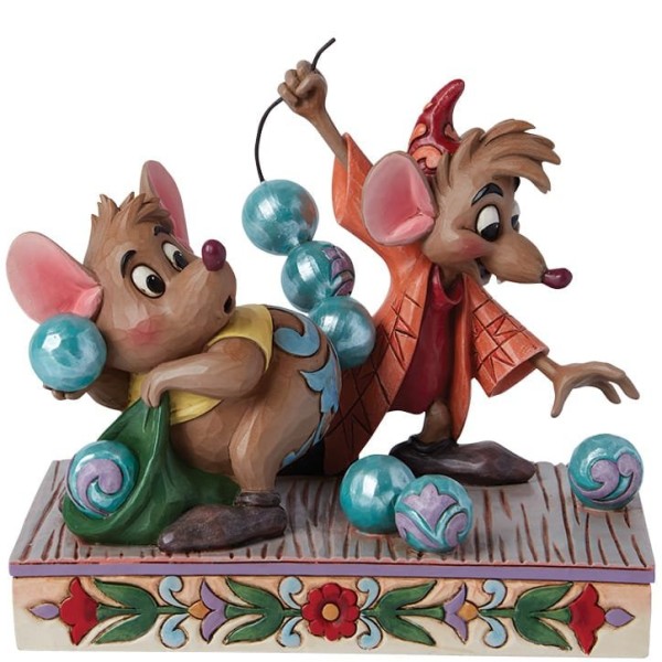 Disney Traditions - Beads Of Cinderelly - Gus And Jaq
