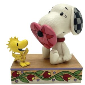 Peanuts By Jim Shore - Love And Laughter - Snoopy With Heart On Nose