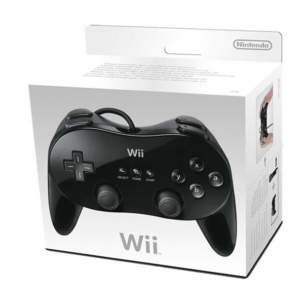 Nintendo Wii Classic Controller - Zwart - Cib