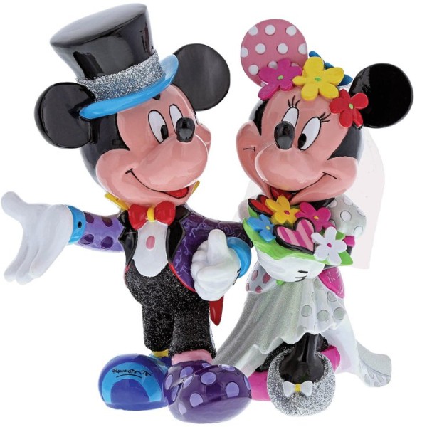Disney Britto - Mickey And Minnie Mouse Wedding