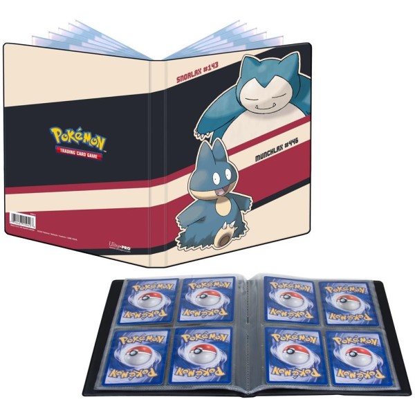 Pokemon 4 Pocket Portfolio – Ultra Pro – Snorlax And Munchlax