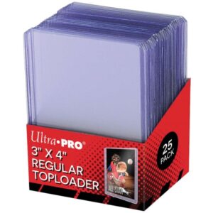 Ultra Pro 3″x 4″ Regular Toploader 25 Pack – Standaard Maat Pokemon Magic
