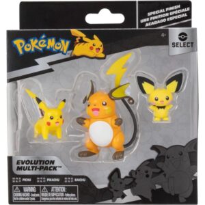 Pokemon Evolution Multi-Pack - Pichu - Pikachu - Raichu