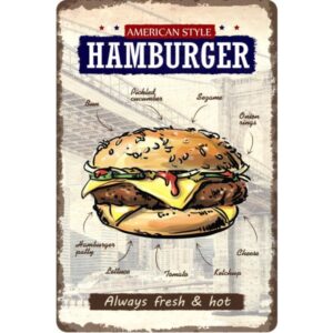 American Style Hamburger - Always Fresh And Hot