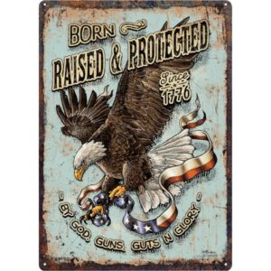 Born Raised And Protected Eagle