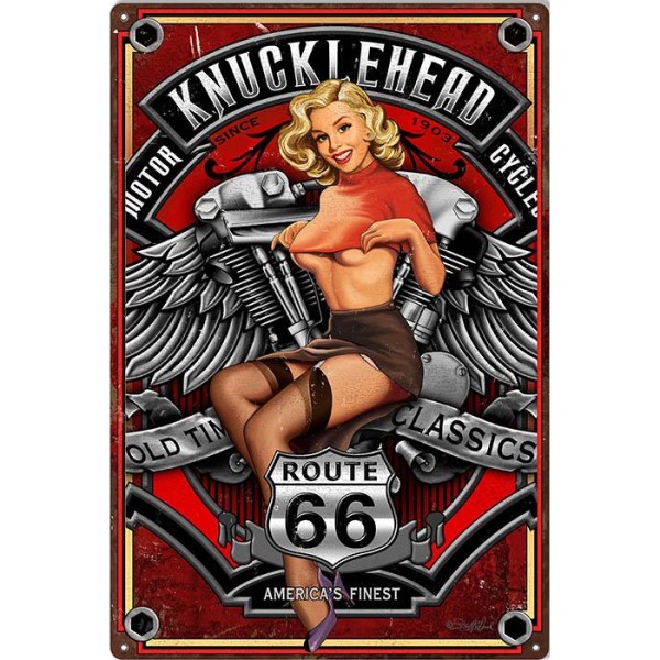 Motorcycles Knucklehead Route 66