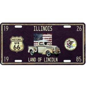 Kentekenplaat - Historic Road 66 - Illinois