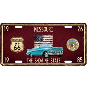Kentekenplaat - Historic Road 66 - Missouri