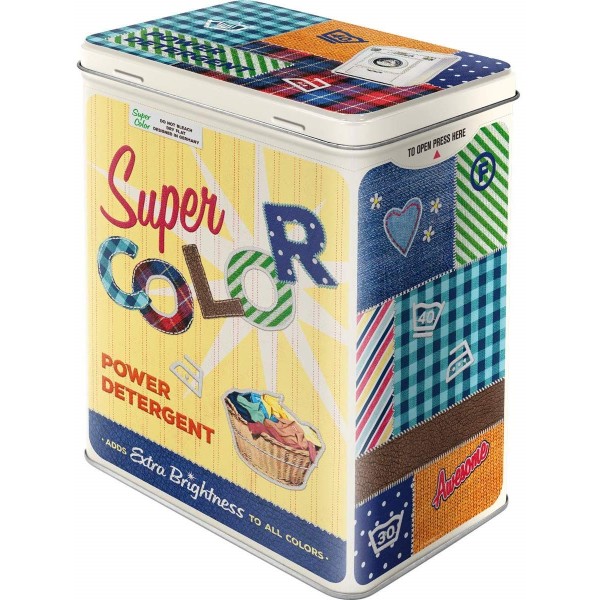 Tin Box L - Super Color Power Detergent