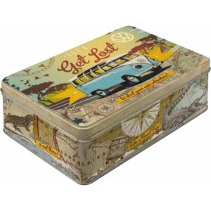 Tin Box Plat - VW Volkswagen Let's Get Lost
