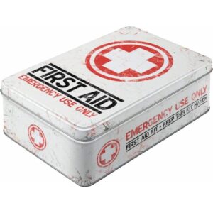 Tin Box Plat - First Aid