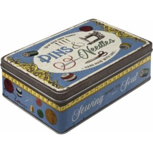 Tin Box Plat - Pins And Needles
