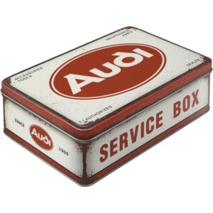 Tin Box Plat - Audi - Service Box