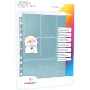 Gamegenic - Ultrasonic 9-Pocket Toploading Pages (10st.)