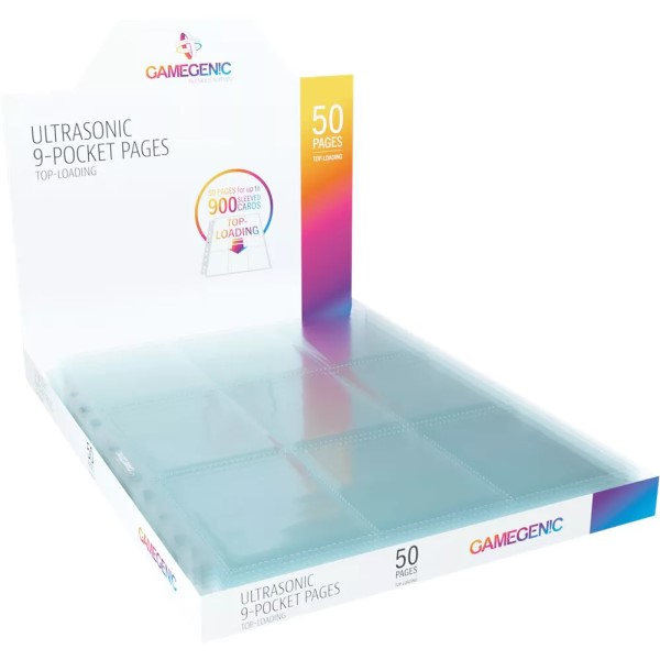 Game Genic 9-Pocket Pages - Box 50 Pagina