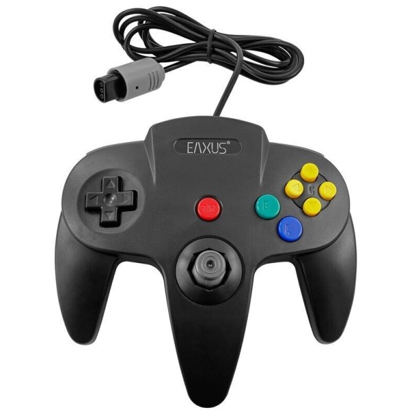 Nintendo 64 Eaxus - Controller - Zwart