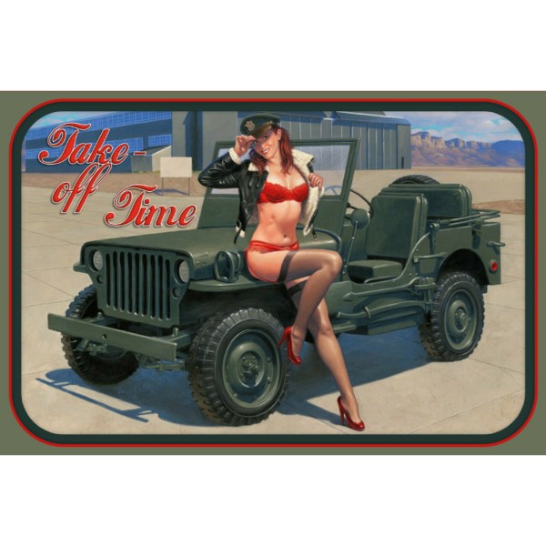 Take-Off Time Army Jeep