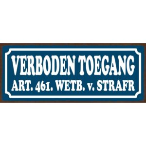 Verboden Toegang