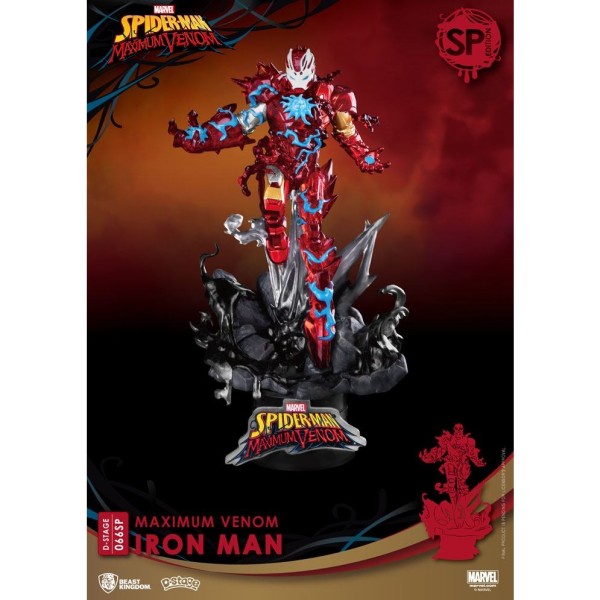 Marvel Spider-Man Maximum Venom Diorama Stage 066SP - Iron Man Special Edition