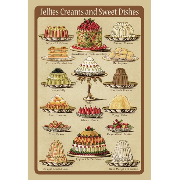 Jellies Creams And Sweet Dishes
