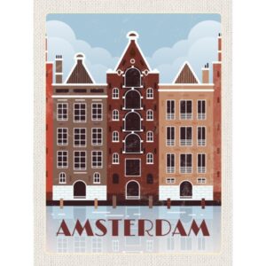 Amsterdam Grachtenpand Kunst