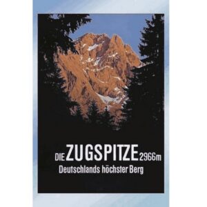 Zugspitze Deutschlands Hochster Berg 2966m