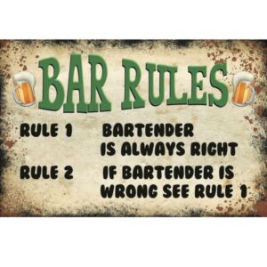 Bar Rules