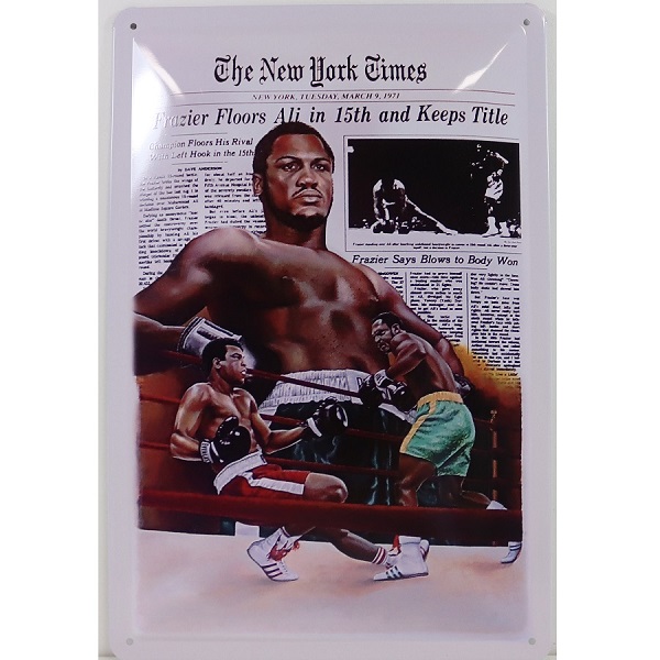 New York Times News Frazier Floors Ali