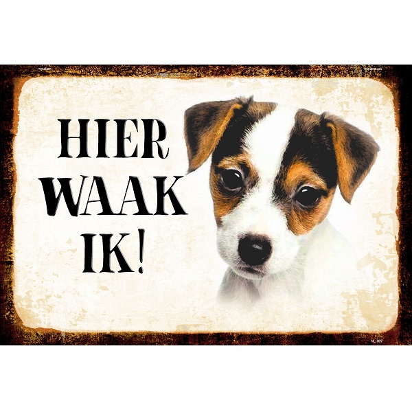 Hier Waak Ik - Jack Russel Pup