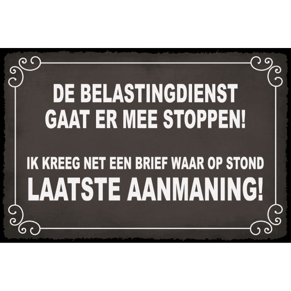 De Belastingdienst Gaat Er Mee Stoppen