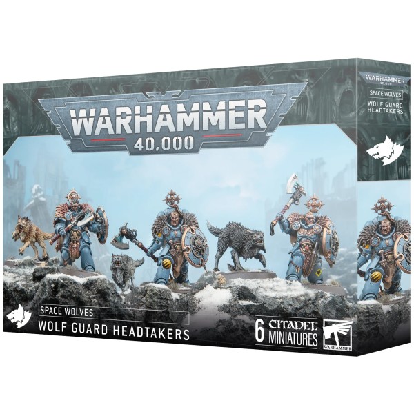 Space Wolves - Wolf Guard Headtakers - 53-29