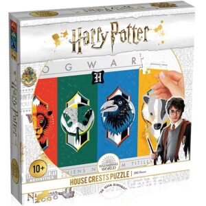 Harry Potter - Hogwarts House Crest puzzel - 500 Stukjes