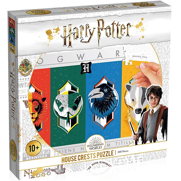 Harry Potter - Hogwarts House Crest puzzel - 500 Stukjes