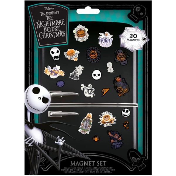 The Nightmare Before Christmas (Colourful Shadows) Magnet Set
