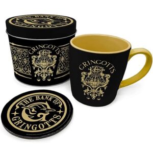 Harry Potter - The Bank Of Gringotts Mug Coaster Gift Set
