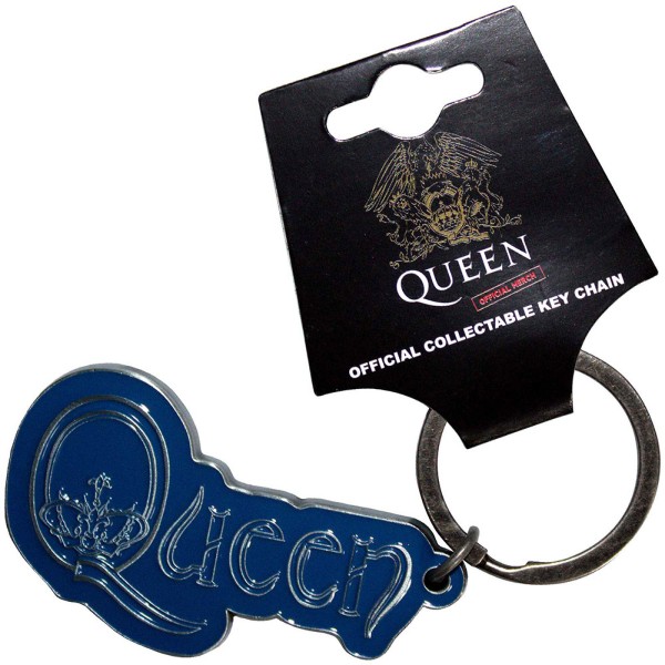 Sleutelhanger - Queen - Crown In Q Logo Blue