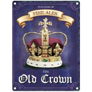 Brits Pub Bord - The Old Crown