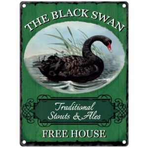 Brits Pub Bord - The Black Swan Traditional