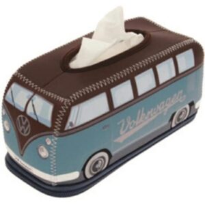 Volkswagen T1 Camper Bus Tissue Box - Blue/Black