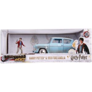 Jadatoys Metal Die Cast - Harry Potter And 1959 Ford Anglia