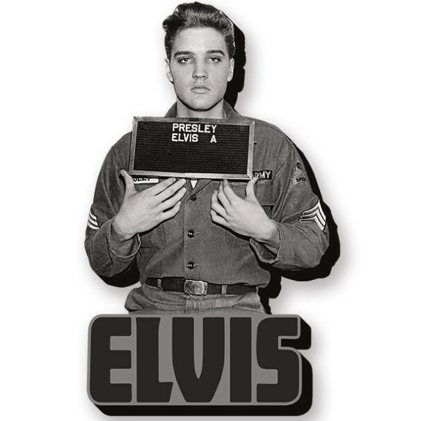 Magneet - Elvis Presley - Enlistment Photo Funky Chunky Magnet
