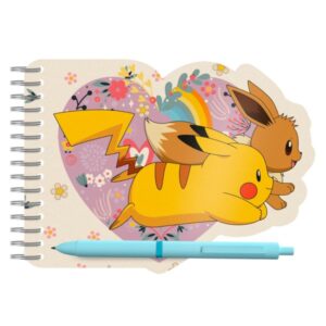 Pokemon Pikachu Eevee Flowers Notitieboekje Met Pen
