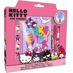 Hello Kitty And Friends - Secret Dairy + Magic Ink Pen + Stickers