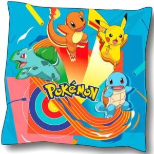 Sierkussen - Pokemon Pikachu - Squirtle - Charmander - Bulbasaur