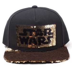 Star Wars Logo Sequins Snapback Cap