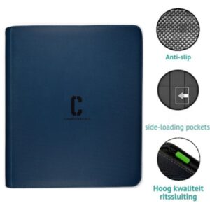 Cardstacks - Zippered Pro Binder 12 Pocket - Blauw