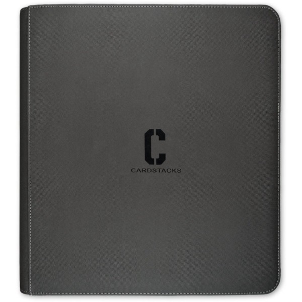 Cardstacks - Zippered Pro Binder 12 Pocket - Grijs