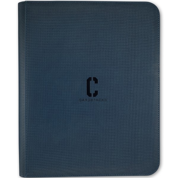 Cardstacks - Toploader Zip Binder 9 Pocket - Blauw