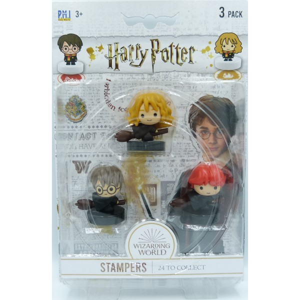 Harry Potter - Stempels 3-Pack - Hermione Granger - Ron Weasley - Harry Potter