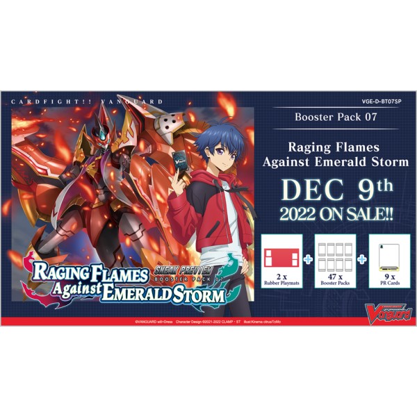 Cardfight!! Vanguard - Will+Dress - Raging Flames Against Emerald Storm Sneak Preview Kit